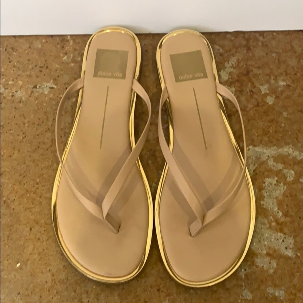 Gold sandals